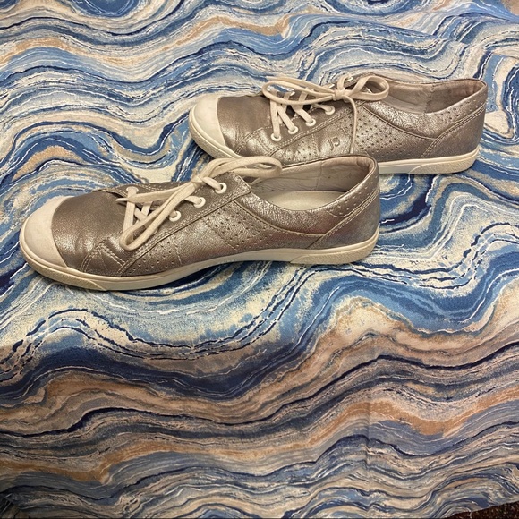 Josef seibel pewter lace up tennis shoes size 40 - Picture 9 of 12
